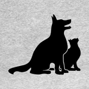 Dog and Cat Best Friends T-Shirt